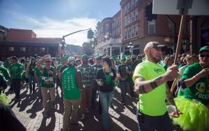 St Patricks Crowds