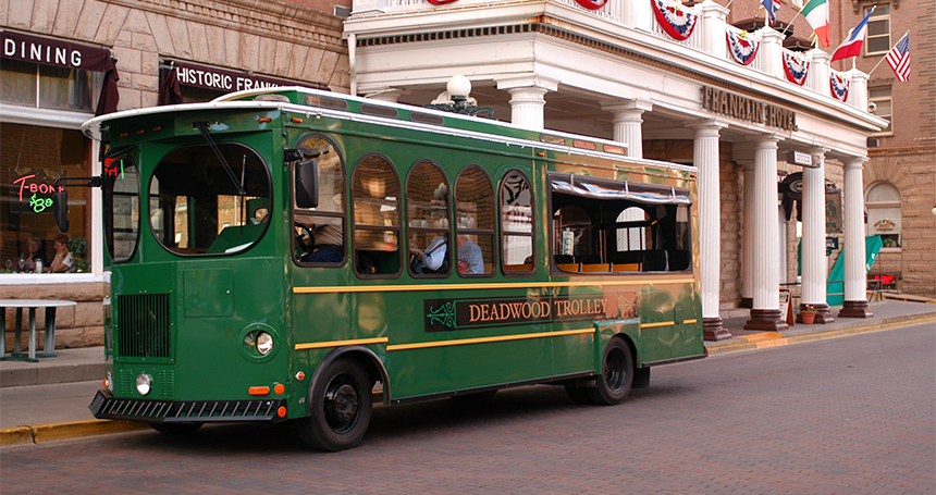 trolley tours deadwood sd