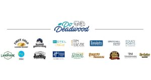 Sponsorship logo with numerous Deadwood business logos and text on the top that says "#Do Deadwood."