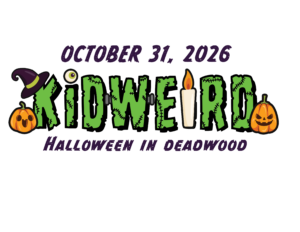 monster themed logo that says kidweird.